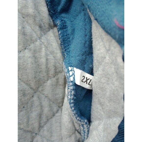 Roebuck & Co Hooded Jacket Men's XXL Blue & Gray - Picture 5 of 8